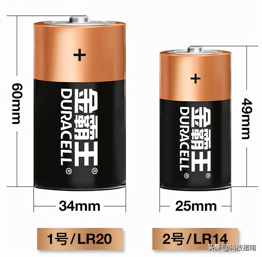 5号电池和7号电池哪个大_电池的型号特征概况