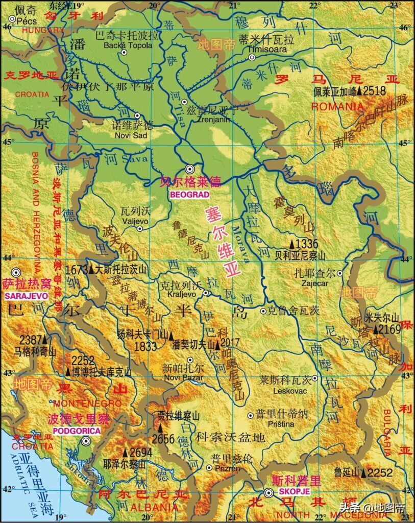 南斯拉夫在哪里_南斯拉夫的地理位置概况