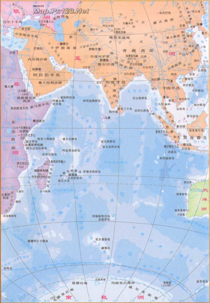 七大洲和四大洋是什么_七大洲和四大洋的面积和分布