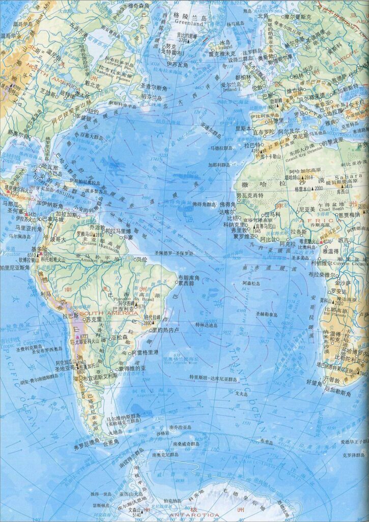 七大洲和四大洋是什么_七大洲和四大洋的面积分布概况