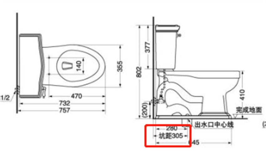 马桶尺寸有哪些-马桶尺寸的规格介绍