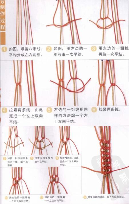 编手链的方法图解多种(手链的编法简单易学)