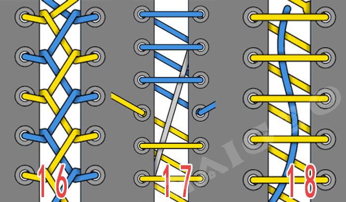 系鞋带最流行24种方法图解(鞋带都有哪些系法)