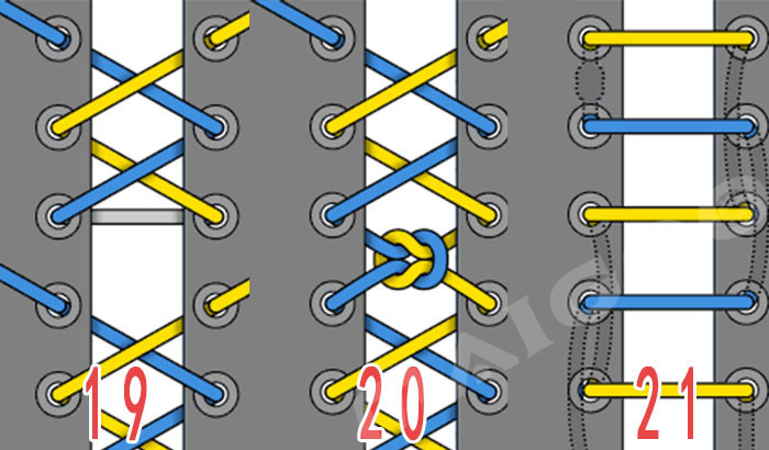 系鞋带最流行24种方法图解(鞋带都有哪些系法)
