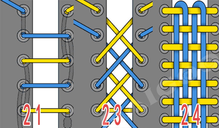 系鞋带最流行24种方法图解(鞋带都有哪些系法)