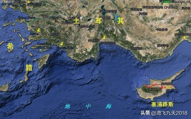 塞浦路斯在哪里_塞浦路斯的地理位置和面积