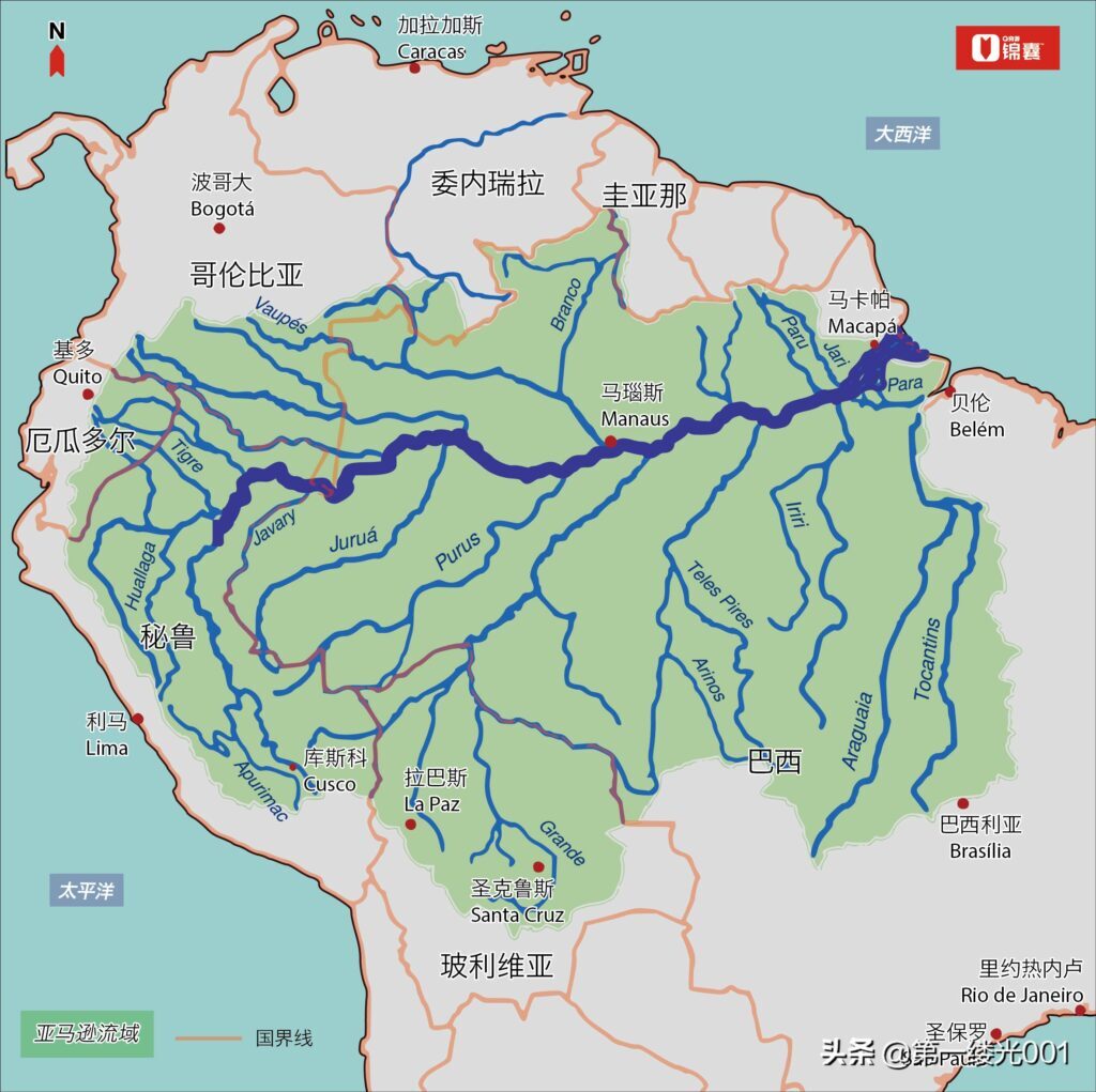 亚马逊河在哪_亚马逊河的位置及面积