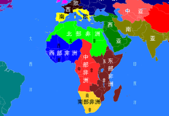 非洲有哪些国家_非洲地区的划分概况