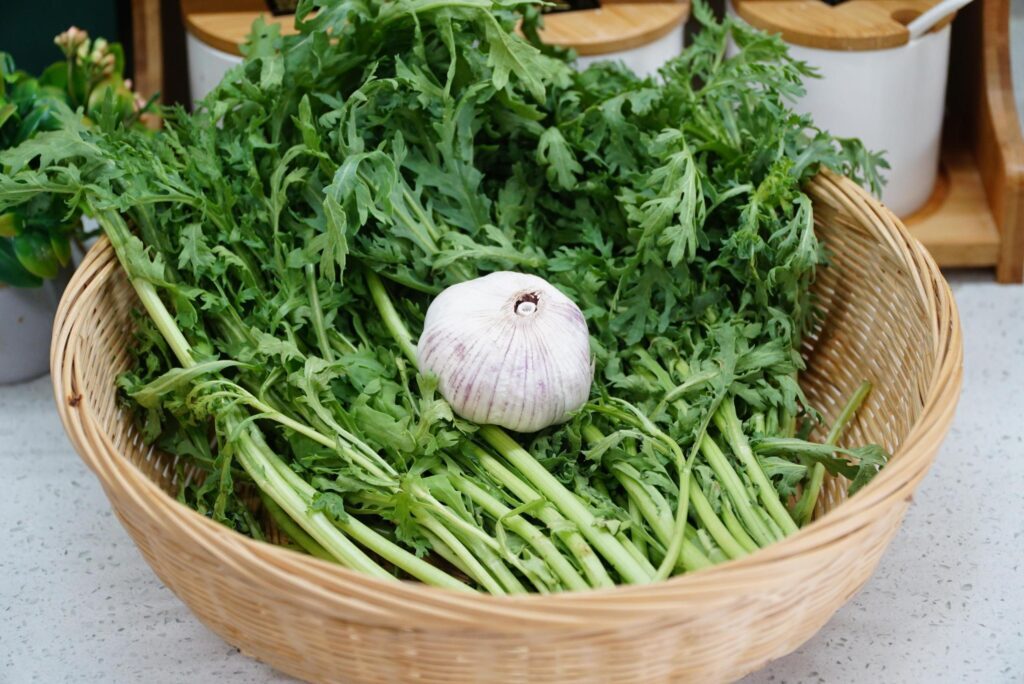 茼蒿是什么_茼蒿做法教程