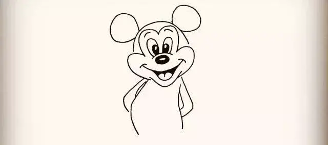 怎么画米老鼠_米老鼠的绘画步骤