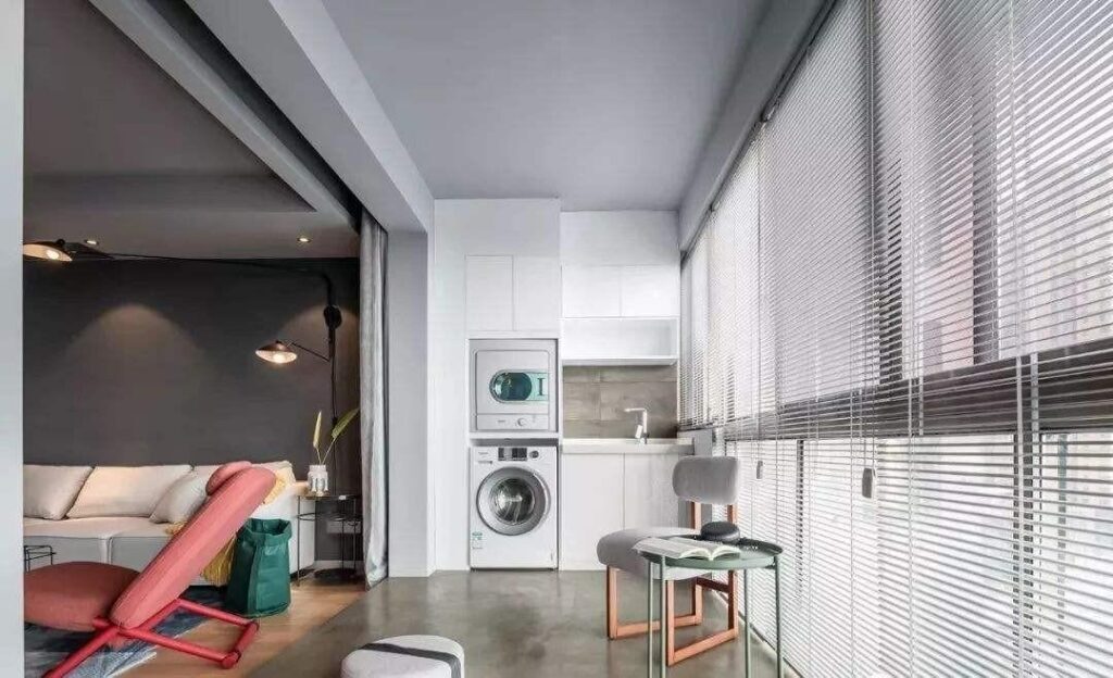 洗衣机放哪里合适_洗衣机可以摆放的位置
