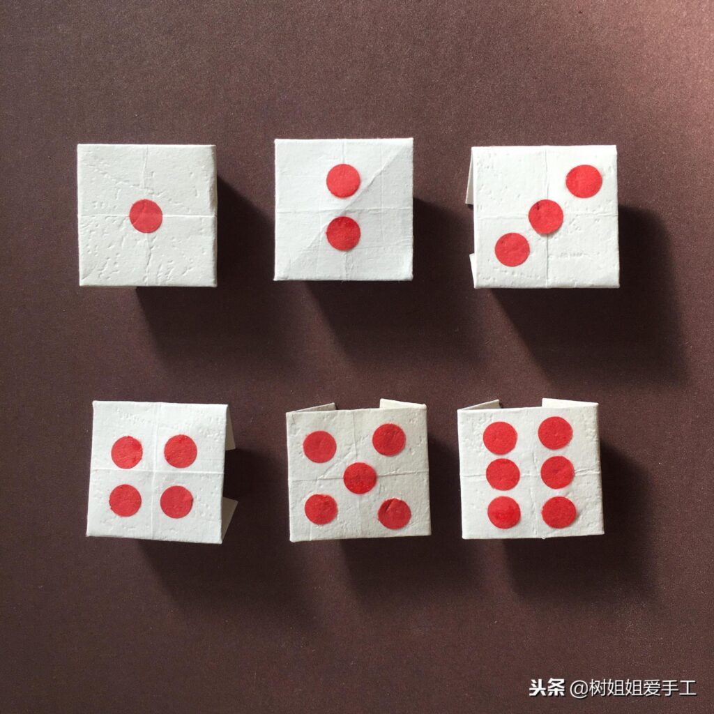 如何做一个纸质的骰子_纸质骰子的做法教程