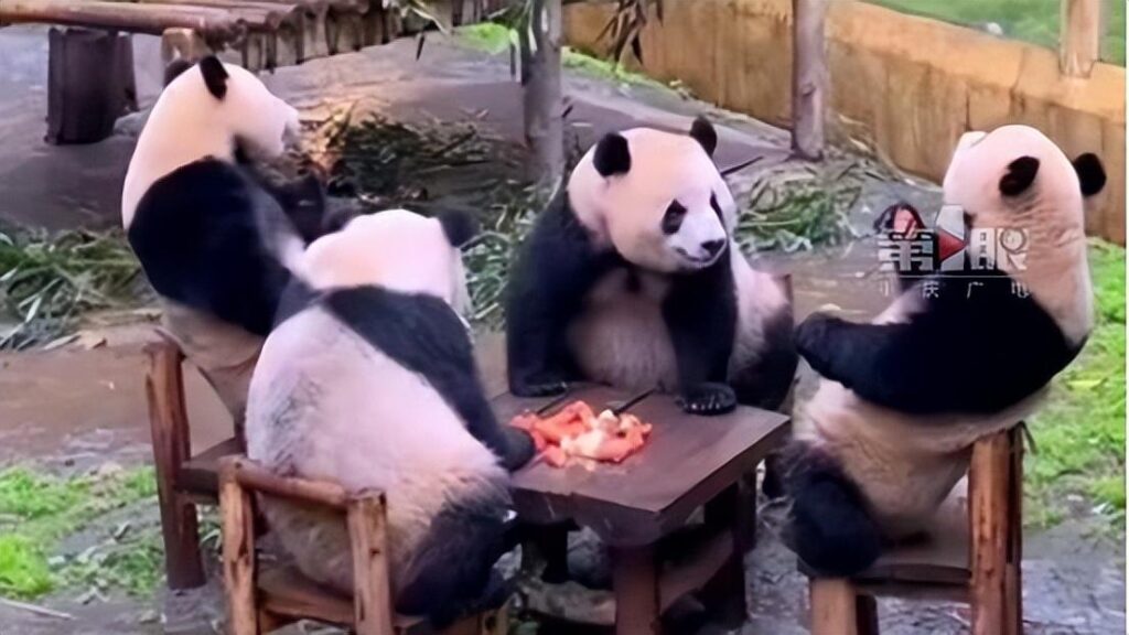 四只熊猫搓麻将怎么回事_一文揭晓