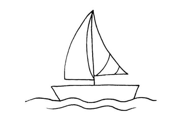 帆船的简笔画怎么画_小朋友快快看过来