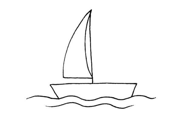 帆船的简笔画怎么画_小朋友快快看过来