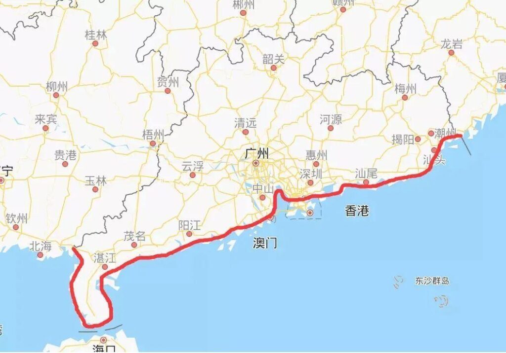 我国海岸线长达多少千米_我国海岸线最长的省份
