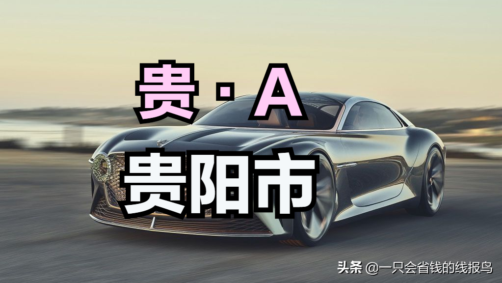 贵州车牌按照什么排的_贵州车牌号排序的依据