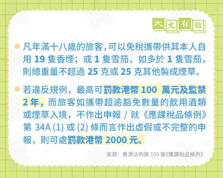 香港过关不能带什么，2023年入境香港最新规定