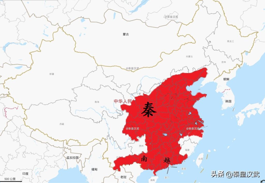 秦国是现在的哪个省，秦朝六国现在的位置