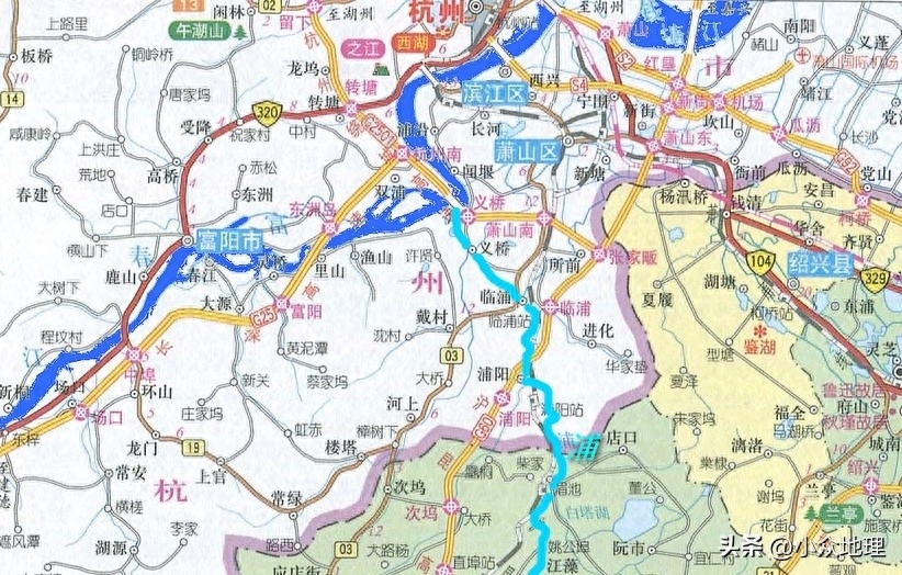 钱塘江有几条支流，钱塘江流经哪些地方
