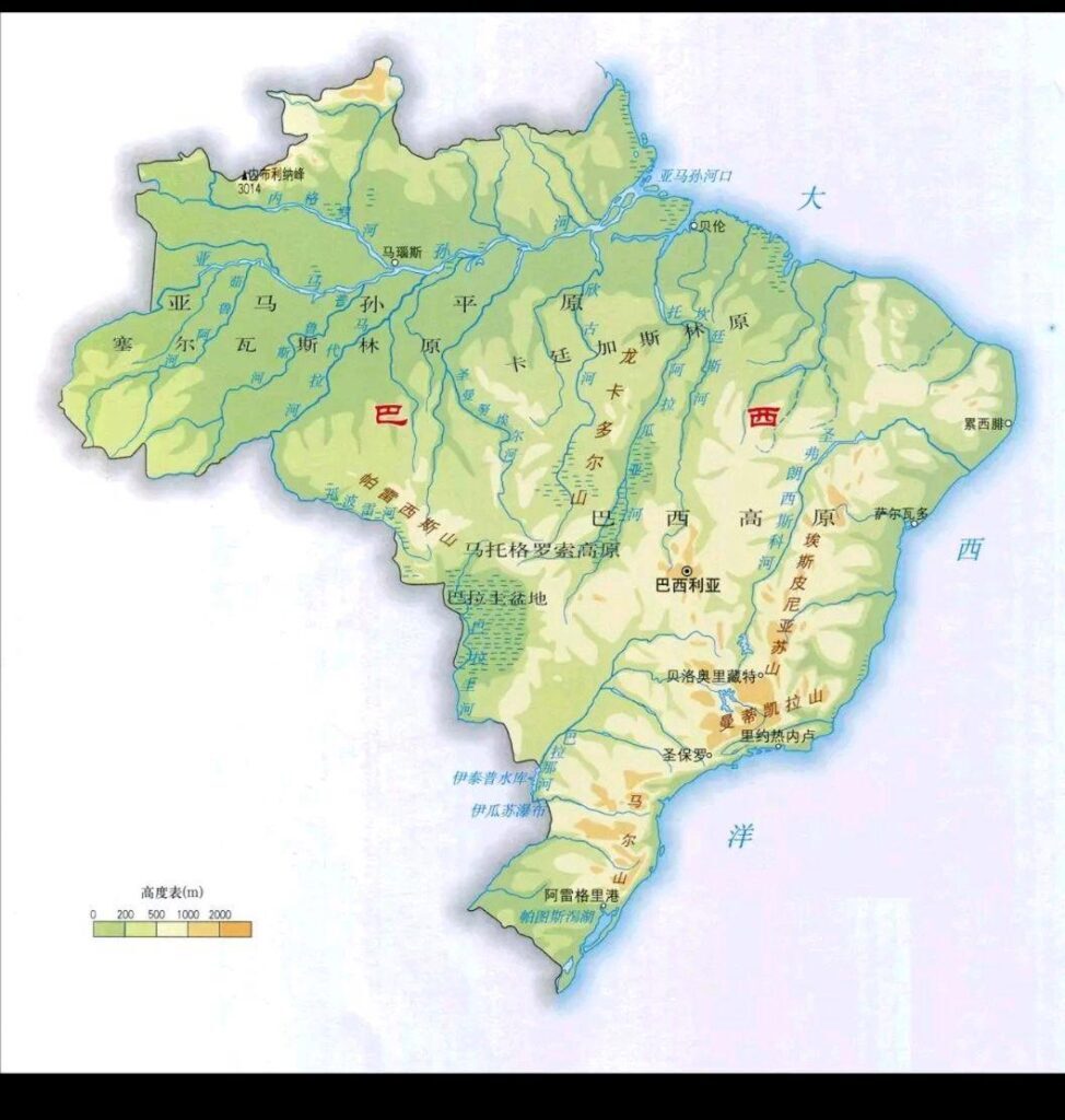 巴西属于哪个洲 ，巴西人口和国土面积