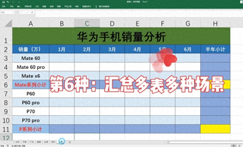 excel公式怎么用，excel如何一拉就自动求和