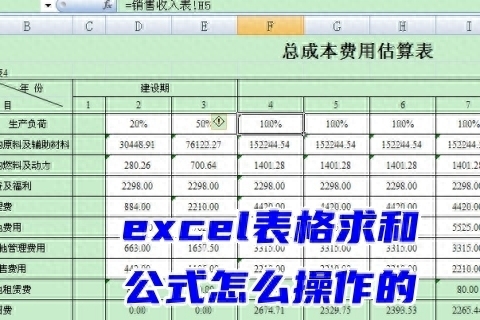 excel公式怎么用，excel如何一拉就自动求和