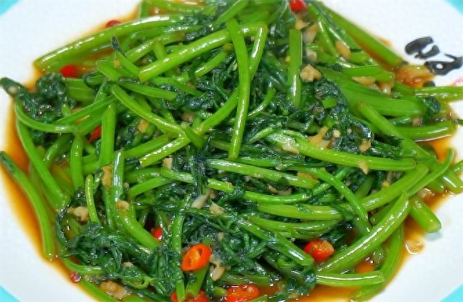 蒜蓉茼蒿怎么炒好吃，蒜蓉茼蒿的做法步骤