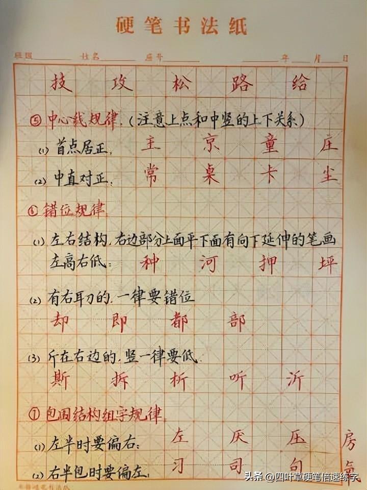 练字方法技巧有哪些，练字的方法与技巧