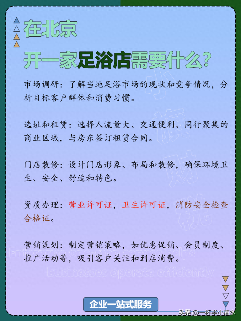 开足疗店需要多少钱？开足疗店需要什么手续和证件？