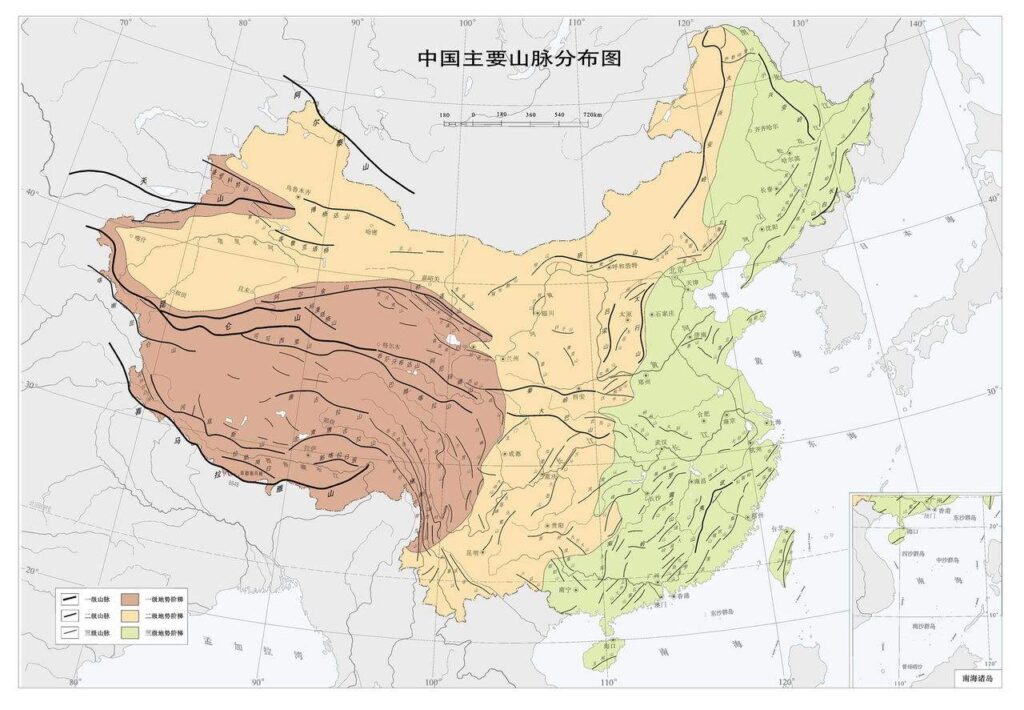 中国有哪些山脉？中国山脉名称及走向
