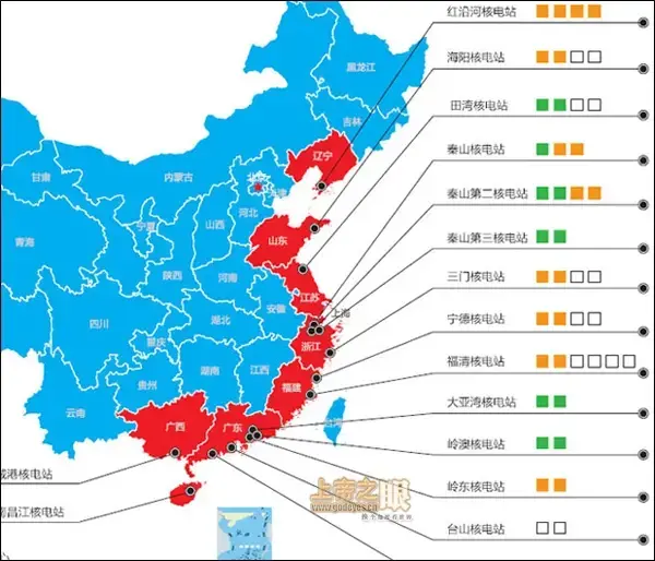 中国有多少座核电站？中国最大的核电站是哪个？