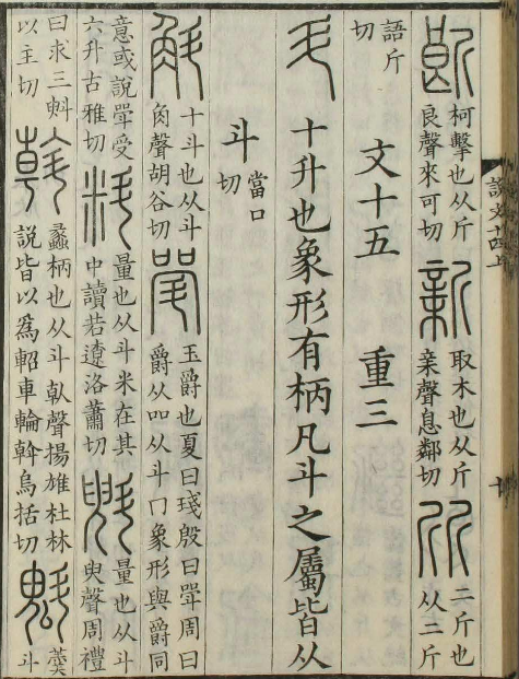 一个角一个斗是什么字？斛念什么？