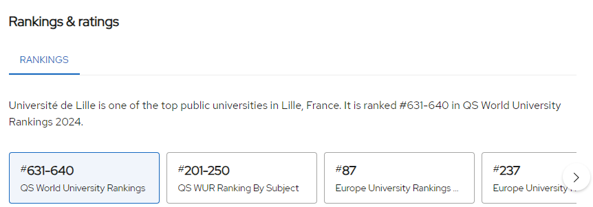 法国里尔科技大学怎么样？里尔科技大学排名第几？